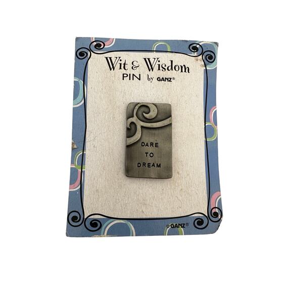 Vintage Ganz Wit and Wisdom Brooch on Original Packaging - Picture 1 of 4